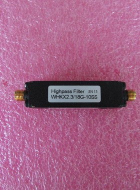 WI进口WHKX2.3/18G-10SS 2.3-18GHzSMA射频微波同轴高通滤波器