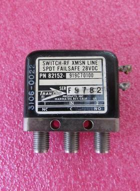 进口 82152-919C70100  DC-18GHz SMA 28V SPDT射频微波同轴开关