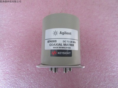全新 Agilent 87406B DC-20GHz SMA 射频微波 同轴矩阵开关
