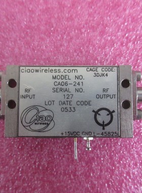 Ciaowireless进口100-8000MHz 23dB增益 25dBm 射频低噪声放大器