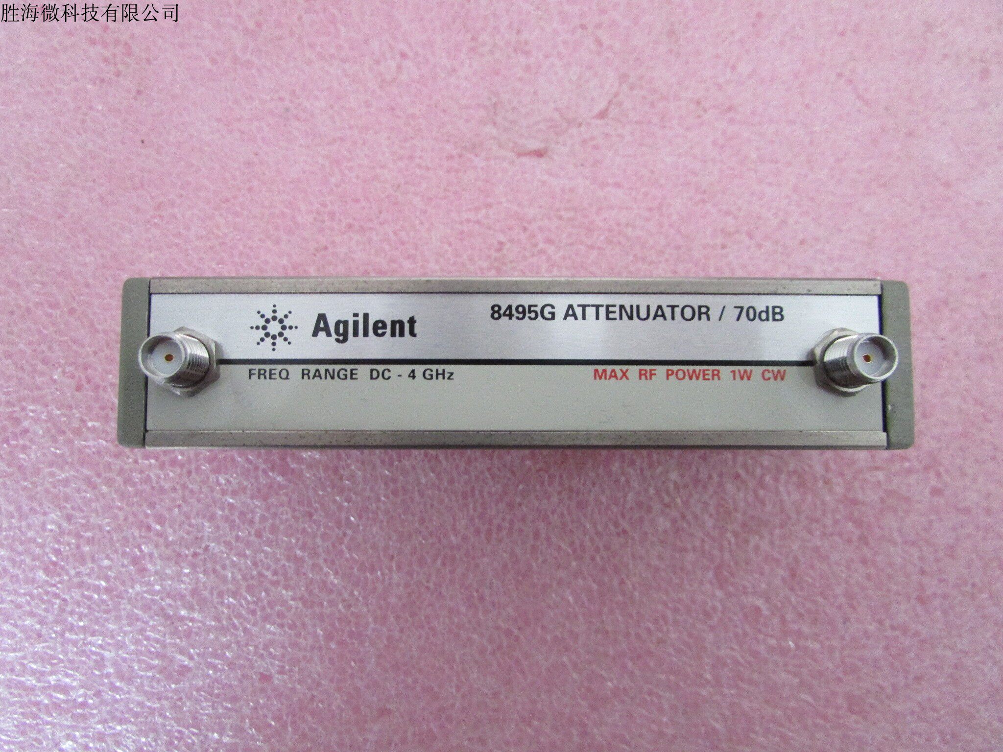 HP进口8495G DC-4GHz 70dB 10dB步进 SMA 5V RF 射频 电控衰减器