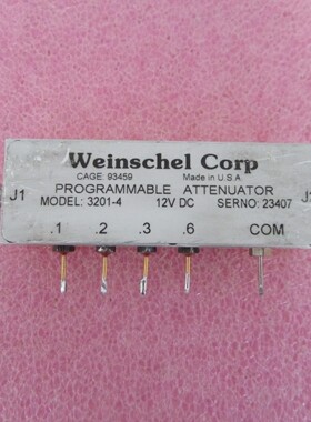 3201-4 Weinschel 2GHz 0-1.2dB 步进0.1dB 射频程控步进衰减器