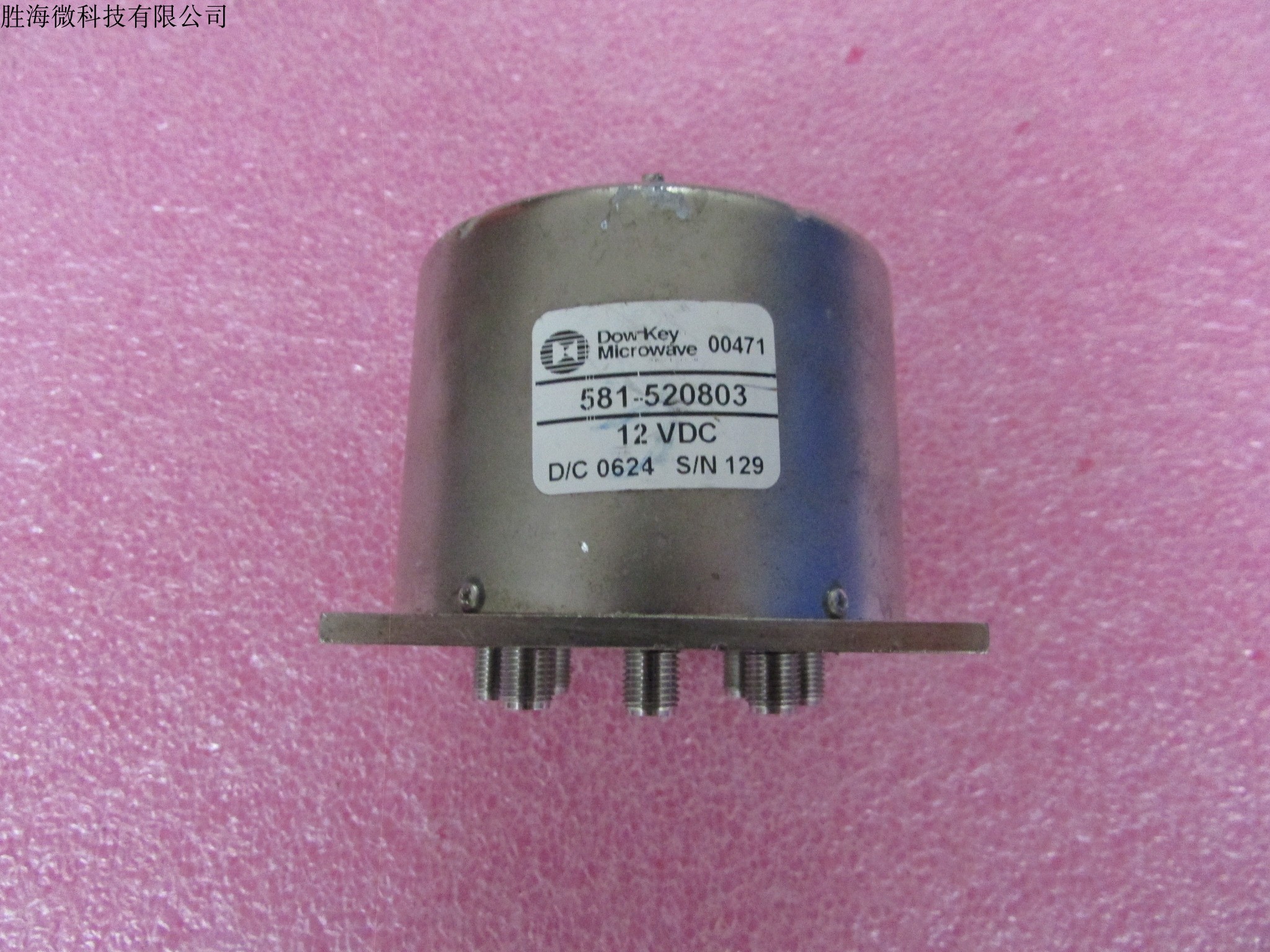 Dow-Key 581-520803 SP8T DC-18GHz 12V SMA射频微波同轴开关