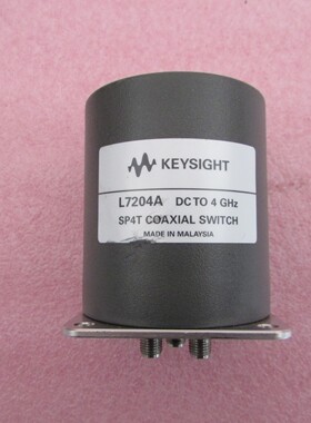 L7204A Agilent DC-4GHz SP4T 24V SMA 单刀四掷 射频同轴开关