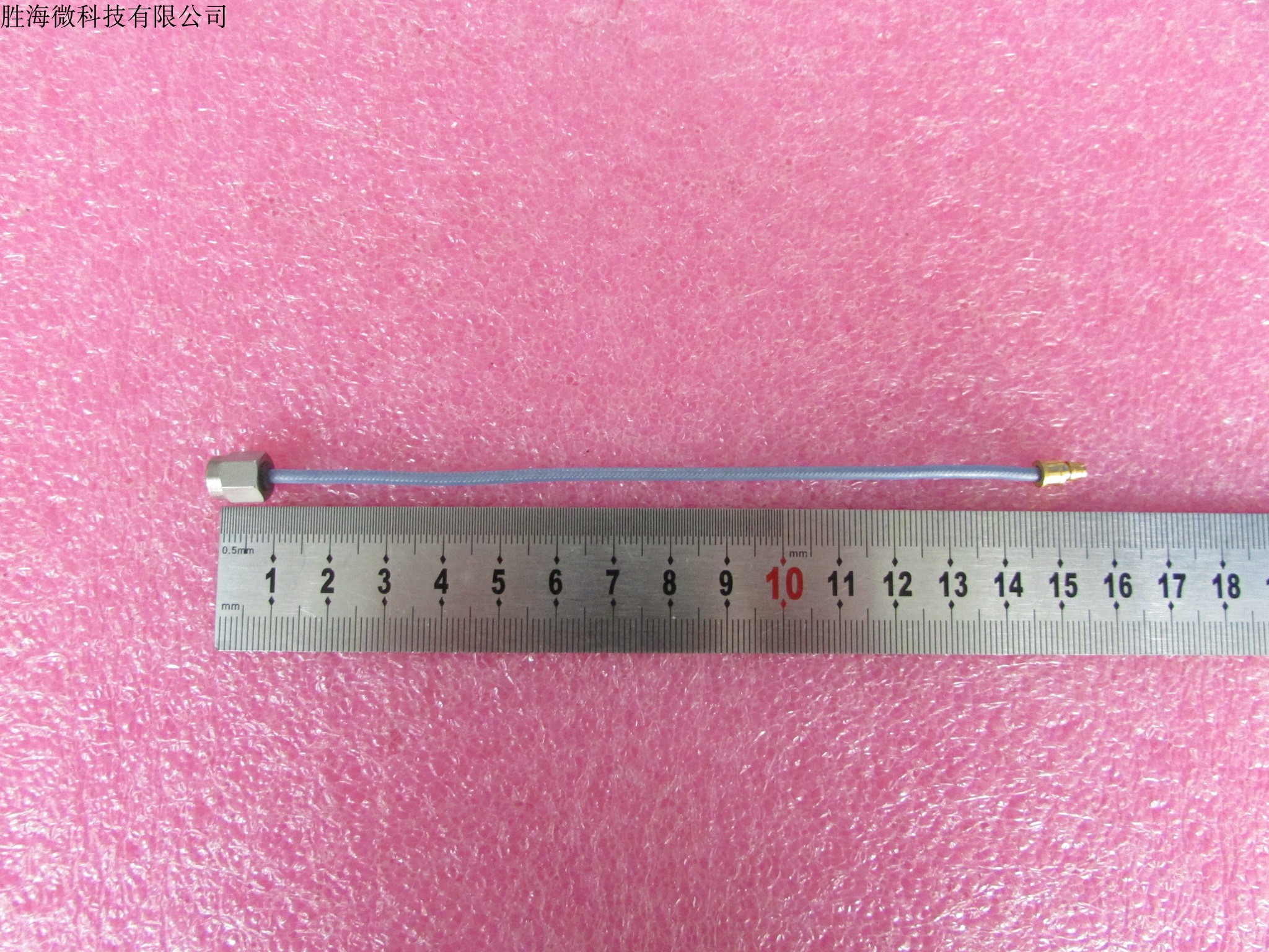 Minibend进口DC-24GHz SMA-SMP 15.5cm射频微波同轴半柔电缆跳线