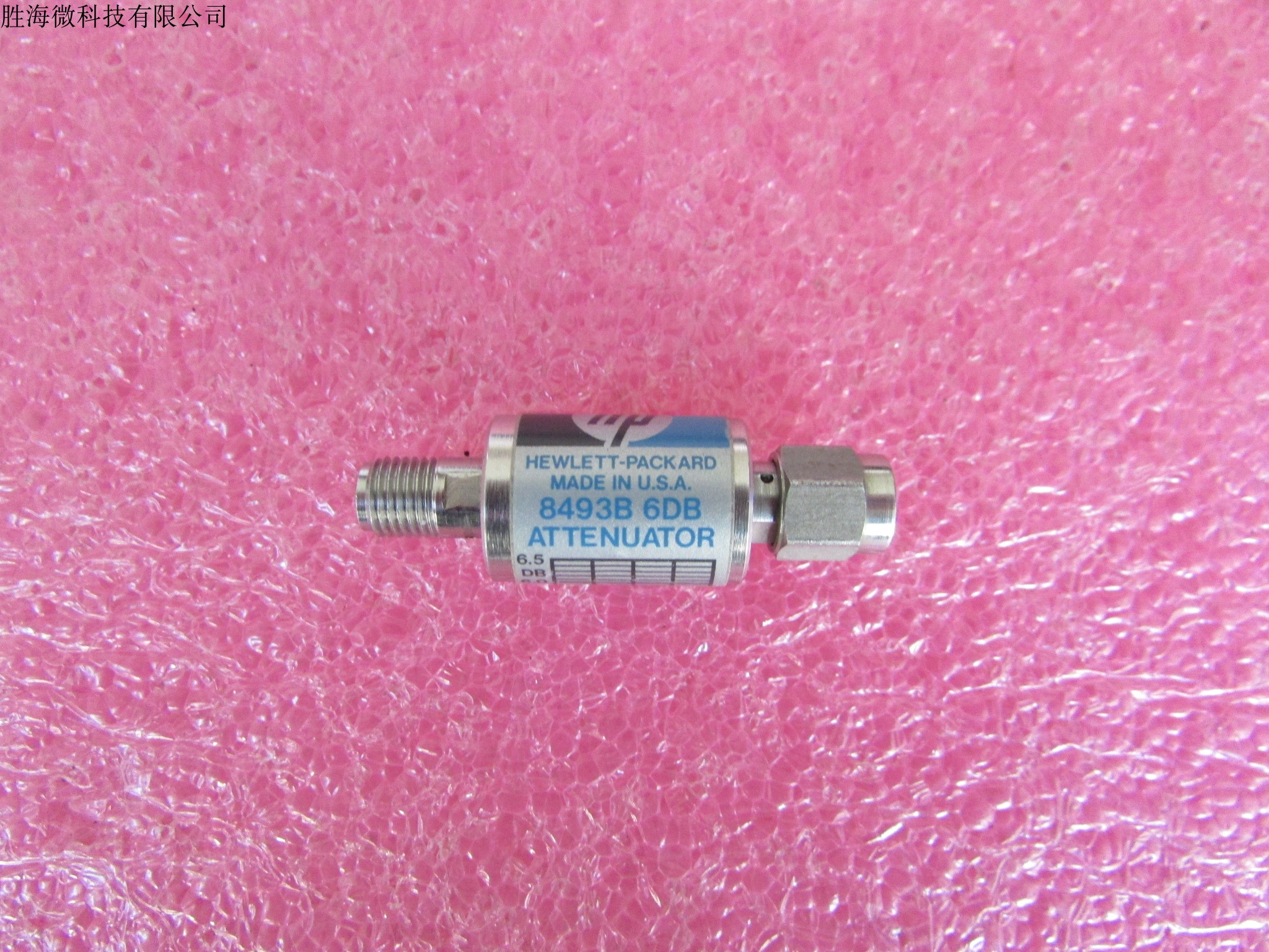 HP进口8493B DC-18GHz 6dB 2W 射频微波同轴高精密固定衰减器