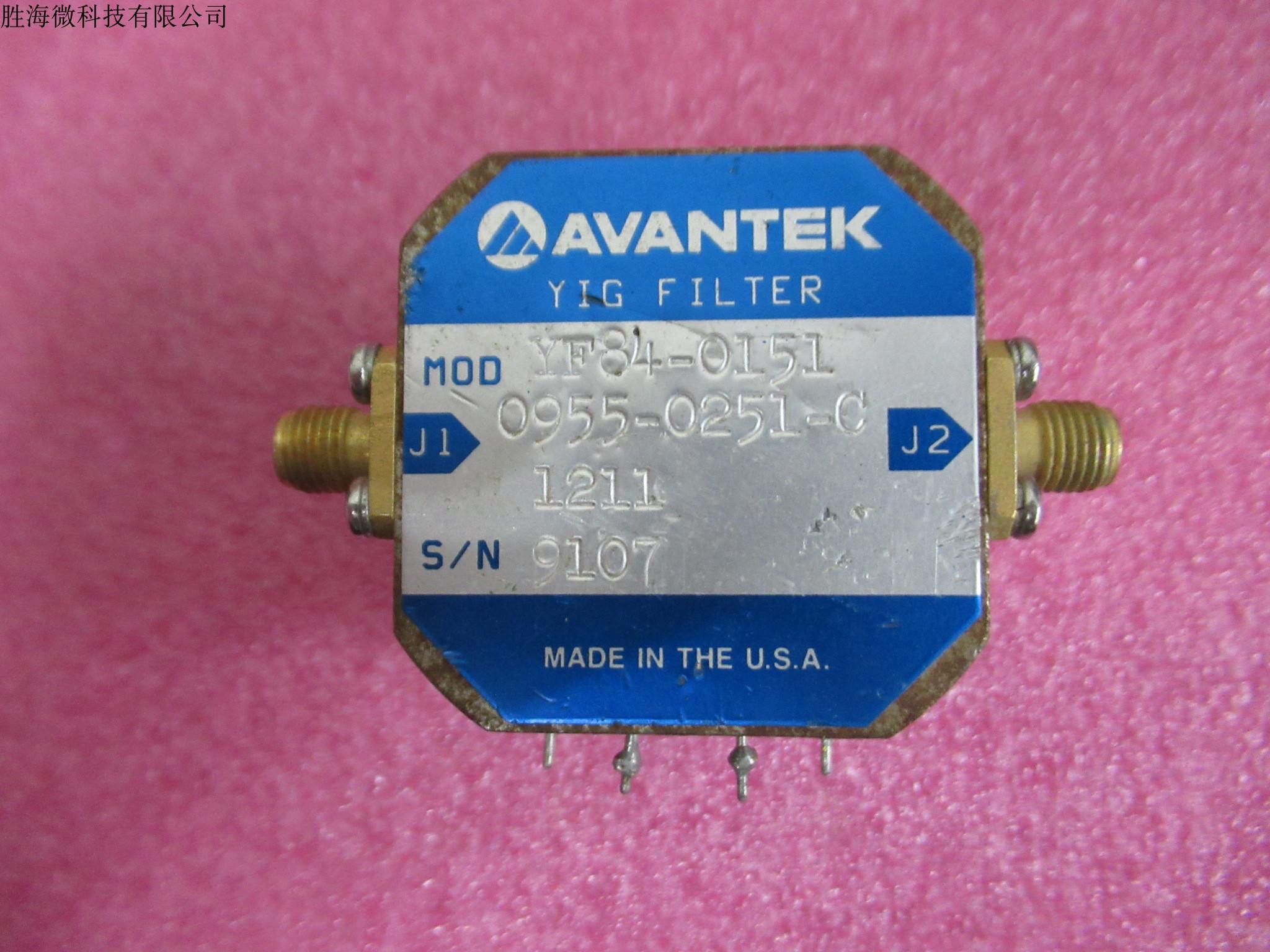 AVANTEKYIG滤波器0.5-6GHz