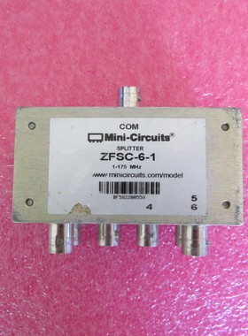 ZFSC-6-1+ 1-175MHz Mini-circuits BNC  一分六 射频同轴功分器