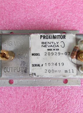 PROXIMITOR进口  20929-07  射频微波不明器件