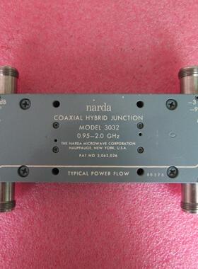 narda 3032 0.9-2.3GHz N RF 3dB耦合器 90度电桥 90度功率功分器