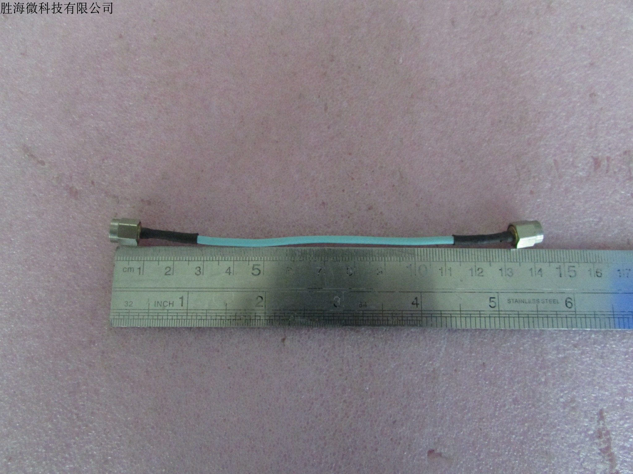 进口 DC-18GHz SMA-SMA公 RF 14厘米 射频微波半柔同轴电缆跳线