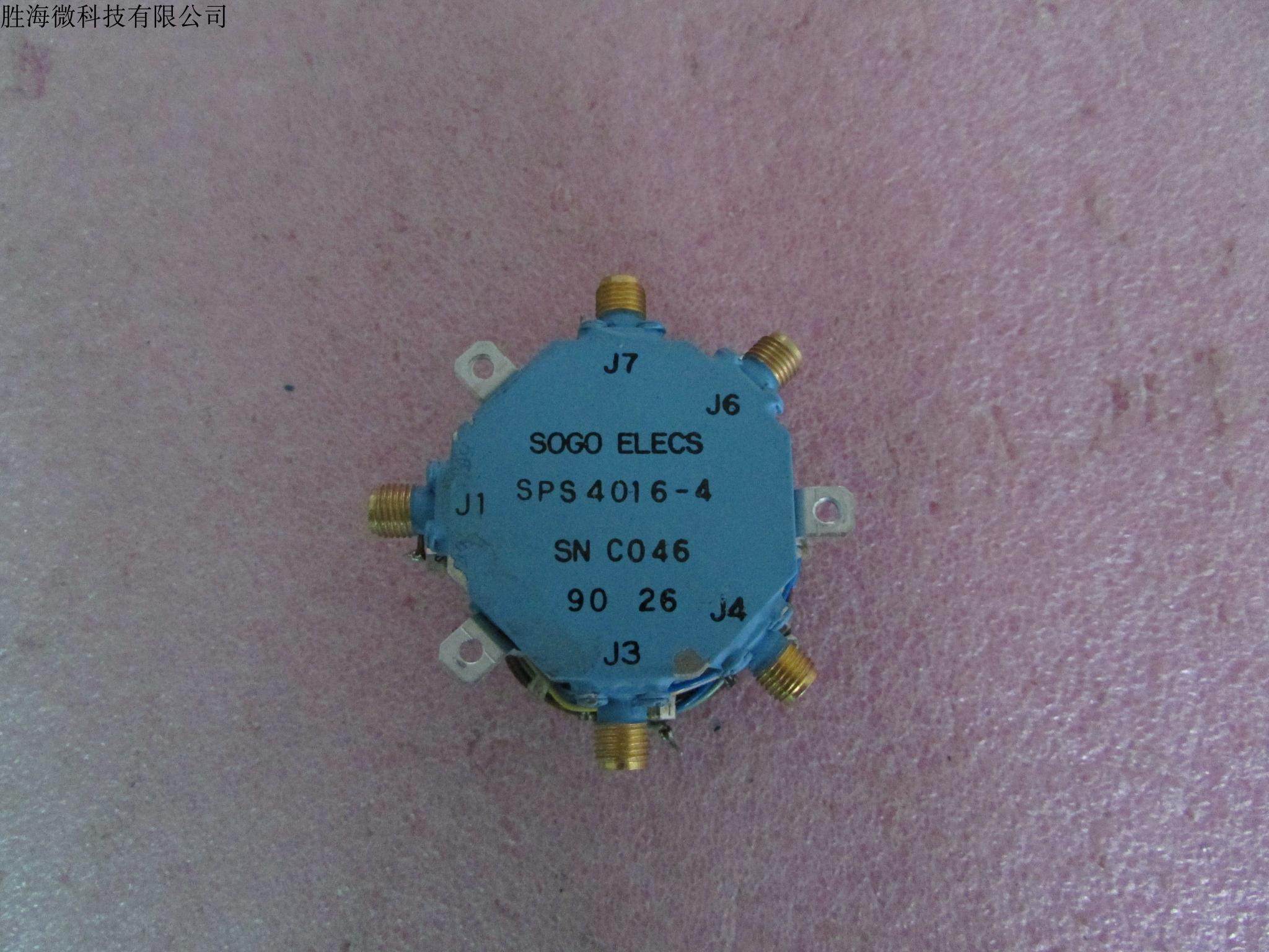 SOGO ELECS SPS4016-4 SP6T 1-18GHz 射频 PIN 电子 固态 开关