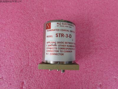 RLC进口 STR-3-D  DC-18GHz SMA 28V SP3T射频微波高功率同轴开关