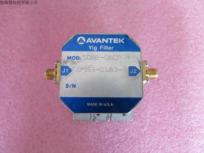 Avantek SO82-0809 4-18GHz SMA 射频微波YIG滤波器