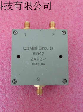 ZAPD-1+  Mini-Circuits  450-1100MHz射频微波同轴一分二功分器