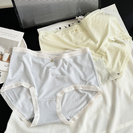 超柔软~花仙子内裤女新款中高腰莫代尔透气超薄包臀7A抗菌三角裤
