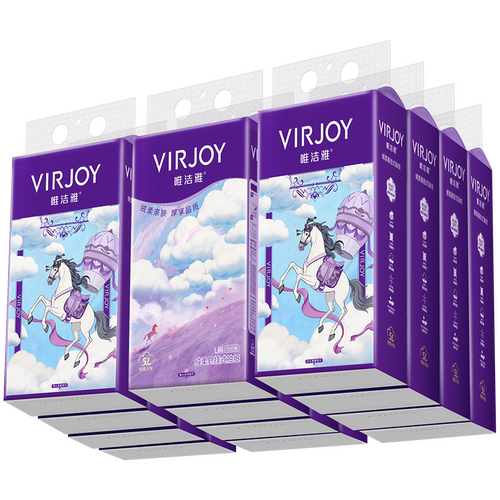 【直播链接】Virjoy唯洁雅绒柔悬挂式抽纸挂抽加厚加大L码12提