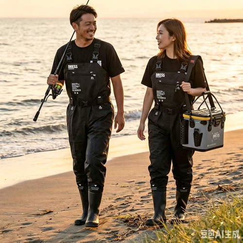 全新正品日本DRESS轻薄款涉水裤下水裤溪流户外路亚