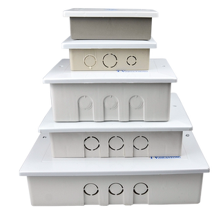 家用电视TV分线盒网络弱电箱有线闭路电视电话盒接线布线塑料箱盒
