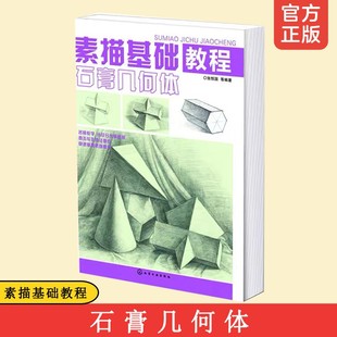 石膏几何体 铅笔素描人像 零基础学素描 铅笔手绘画画册本 构图线描临摹训练技法手绘美术教程书籍 素描自学入门教材 素描基础教程