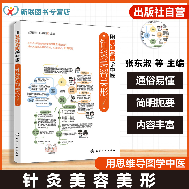 用思维导图学中医针灸美容美形