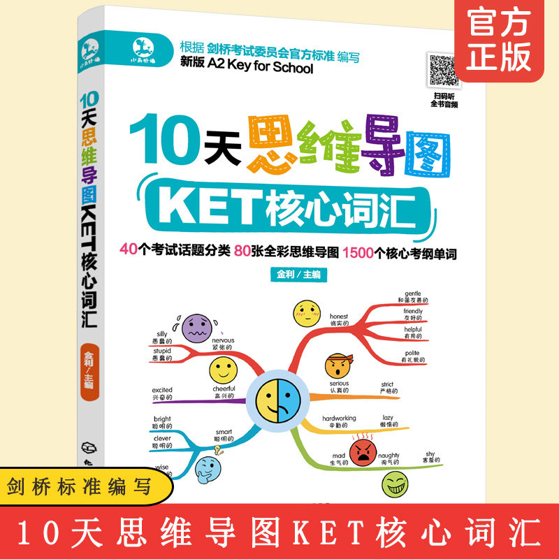 10天思维导图KET核心词汇