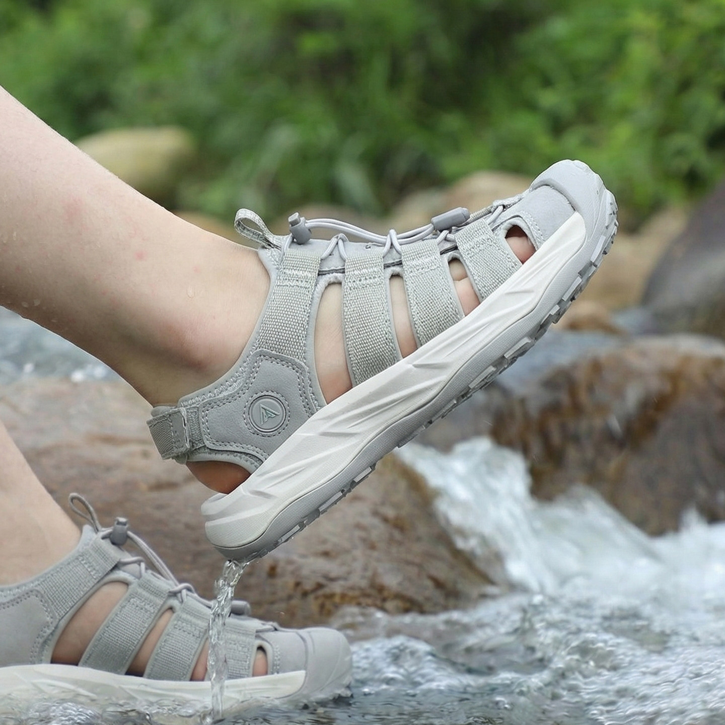 悍途运动凉鞋女夏季镂空透气软底防滑沙滩鞋户外涉水速干溯溪鞋女