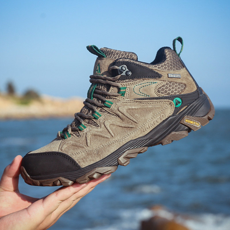 悍途登山鞋春秋真皮防水徒步鞋防滑耐磨透气户外休闲运动作训男鞋