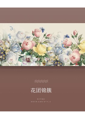 花团锦簇5d钻石画新款卧室床头玫瑰花贴钻十字绣客厅简约现代满钻