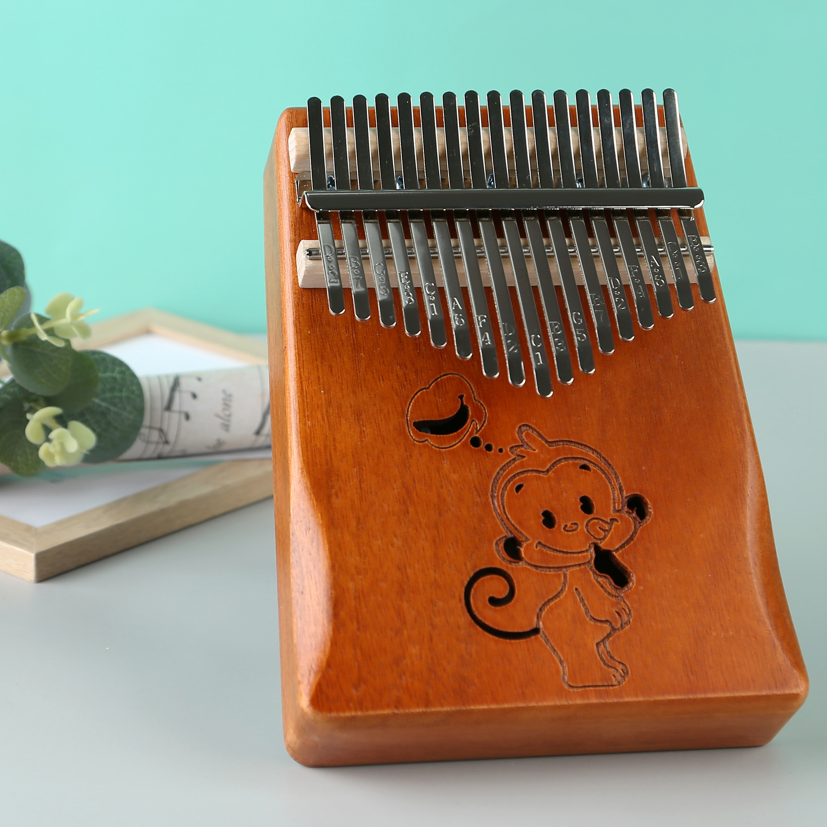 高档卡林巴琴21音拇指琴电箱17音kalimba初学易学五指手指琴乐器