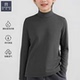 韩玛斯儿童打底衫 男女童秋冬长袖 T恤中领磨毛保暖内搭上衣H16007