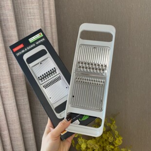 双孔出丝！304不锈钢！家用厨房擦丝板土豆丝神器刨丝机切丝器