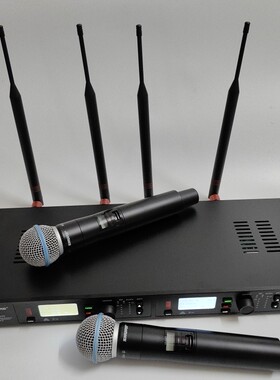 SHURE舒尔ULXD24D/BETA58A一拖二专业数字无线话筒直播舞台演出