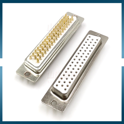 DB50PIN母头实心针镀金