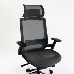 黑高档透气网高背色老板椅可倾仰多EEM一001功能办公室动活大班椅