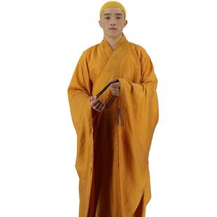 新款普兴汇天丝海青长褂僧服男女居士服不透明法会海青僧袍禅修服