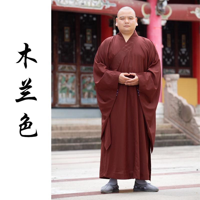 新款缘思梵僧服僧衣海青居士服男女禅修服海清袈裟大褂出家人春季