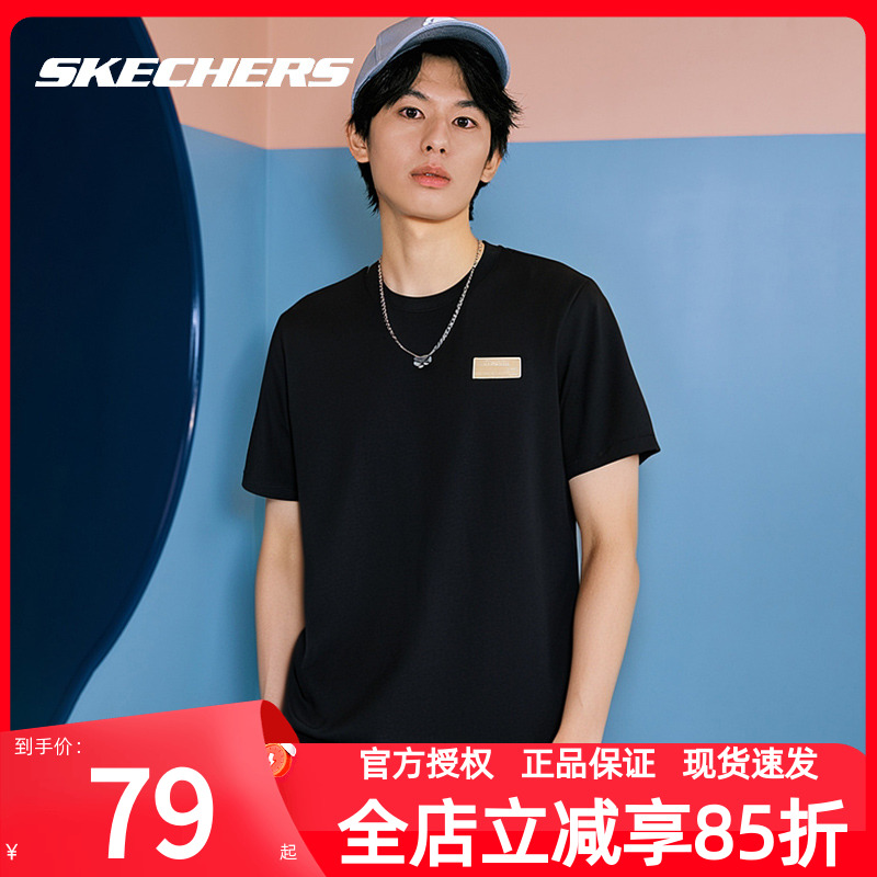 斯凯奇短袖2025年春季男女款