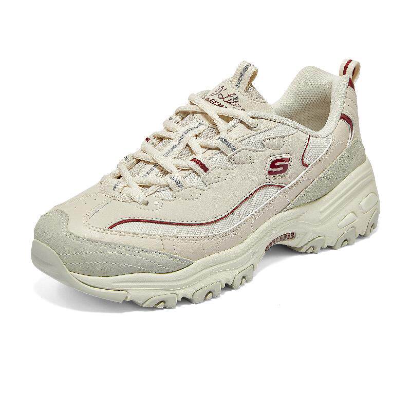 斯凯奇春季新款熊猫鞋女鞋厚底增高老爹鞋减震运动鞋跑步鞋休闲