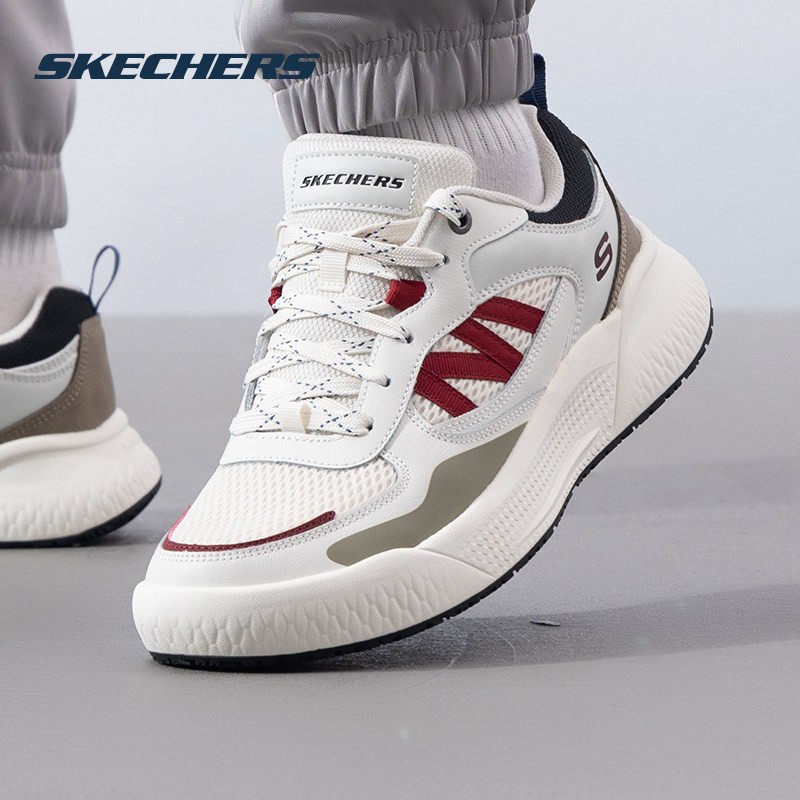 斯凯奇（Skechers）2026新款男鞋跑鞋轻便透气运动鞋健身训练鞋子