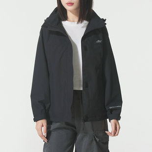 Skechers2025秋冬新款黑色女户外休闲潮流百搭