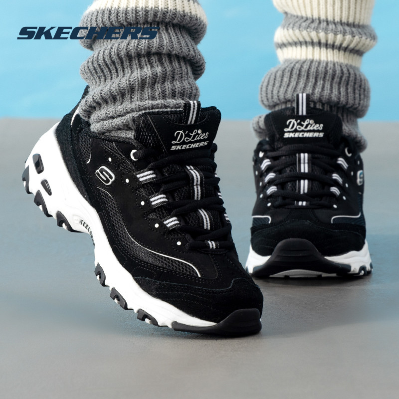 斯凯奇女鞋新款熊猫鞋