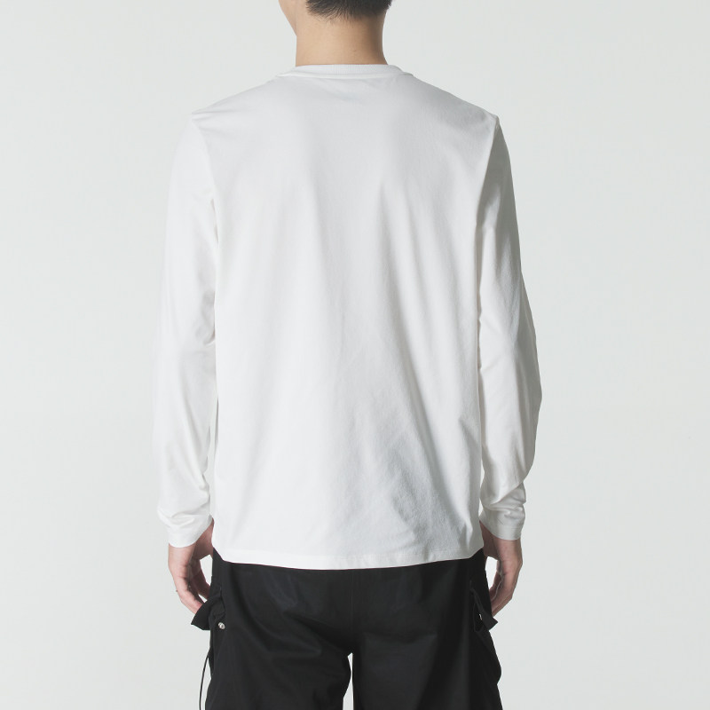 斯凯奇秋季新款圆领套头T恤男装运动服休闲上衣情侣时尚长袖