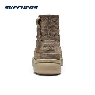 Skechers 穿脱加绒保暖鞋 女鞋 2025新款 高帮休闲靴子 冬季 斯凯奇