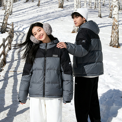 斯凯奇羽绒服冬季新款男装女装
