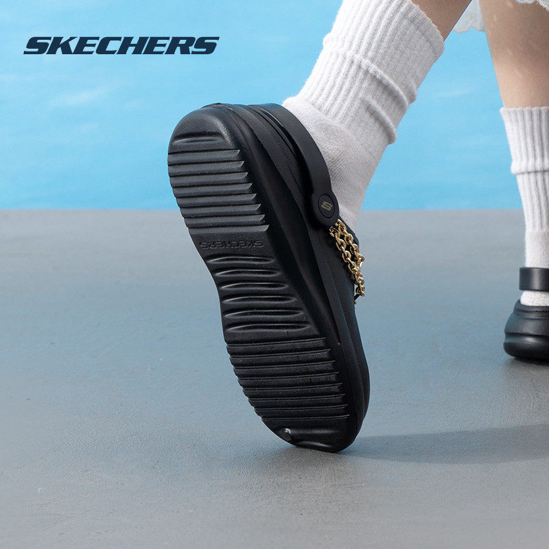 Skechers斯凯奇夏季新款洞洞鞋女凉鞋软底运动拖鞋休闲鞋,运动鞋new,运动休闲鞋,淘宝优惠券,粉丝福利购,淘宝优惠卷