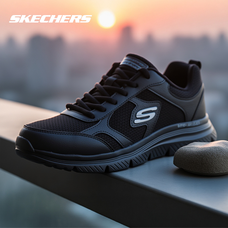 斯凯奇男鞋春季新款男士休闲鞋子软底运动鞋官方旗舰黑武士跑步鞋,运动鞋new,运动休闲鞋,淘宝优惠券,粉丝福利购,淘宝优惠卷