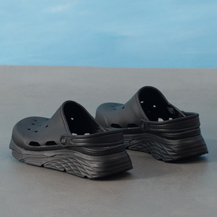 SKECHERS斯凯奇男鞋2026夏季运动凉鞋洞洞鞋透气沙滩鞋户外休闲