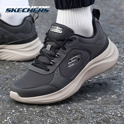 斯凯奇男鞋冬季新款运动鞋官方正品休闲鞋耐磨减震跑步鞋软底鞋子