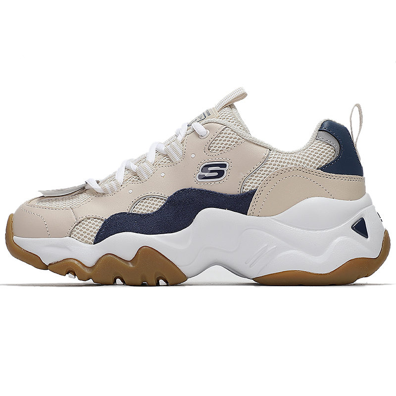 斯凯奇女鞋秋冬2025新款熊猫鞋缓震跑步鞋复古运动鞋厚底增高老